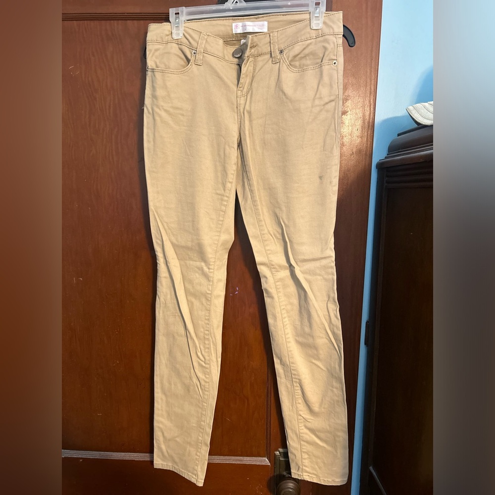 No Boundaries khaki straight leg pants, 5 (Juniors)